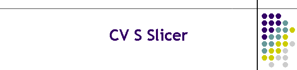 CV S Slicer