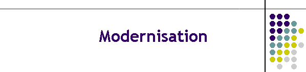 Modernisation