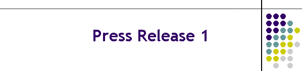 Press Release 1